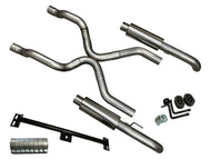 C10 Truck True Dual Exhaust Kit 1973-1987 (LS & LT CONVERSION SWAP) AXLE EXIT