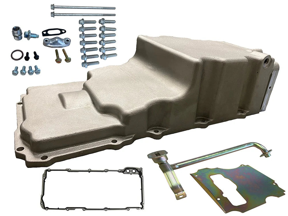 Geartronics LS Swap Low Profile Oil Pan Retrofit Kit - LS1 LS2 LS3 LS6 4.8 5.3 6.0